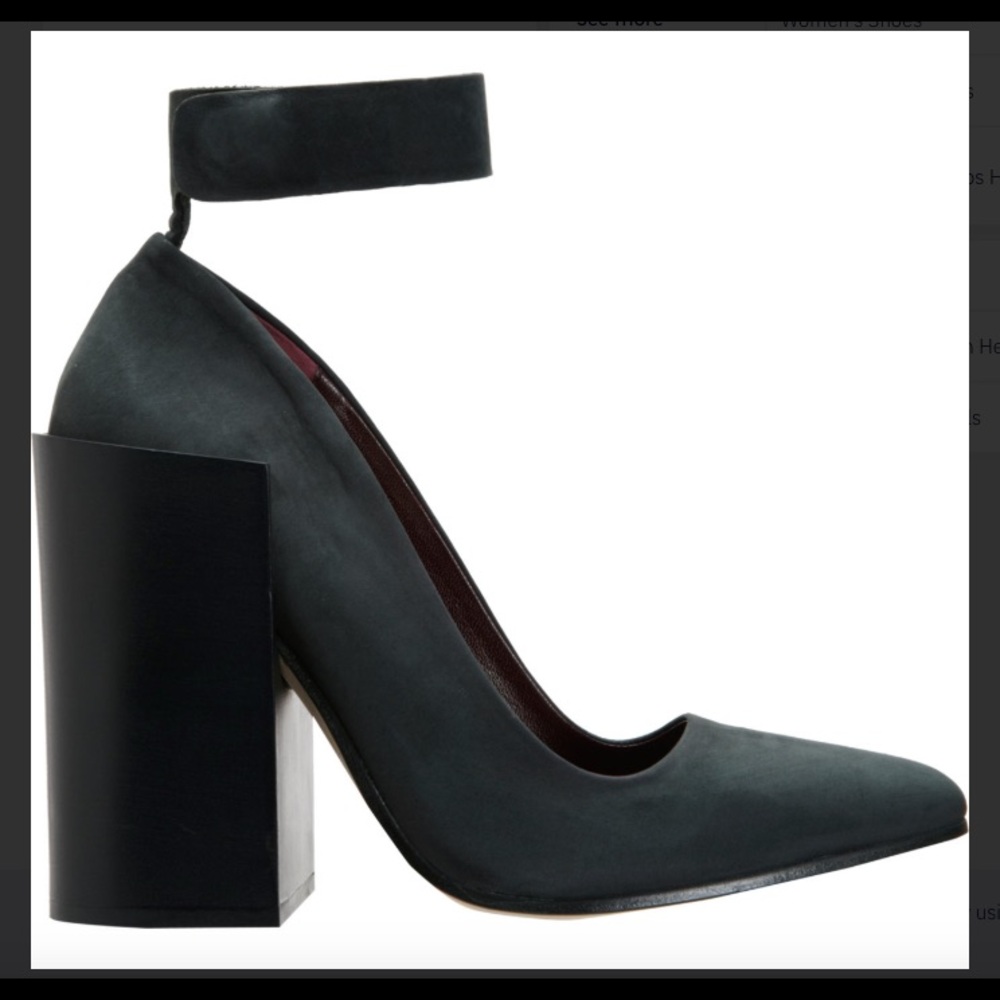 Acne Dark Green Terra Pump - Picture 3 of 8